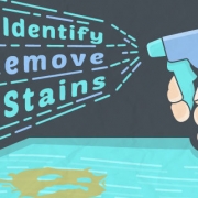 How to remove pool staind