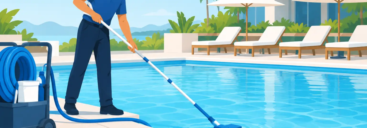 Commercial Pool Cleaning That Keeps Guests Safe