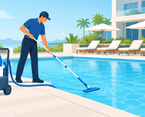 Commercial Pool Cleaning That Keeps Guests Safe