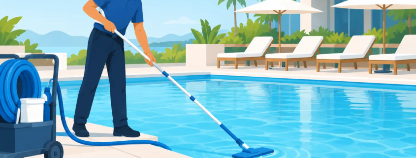 Commercial Pool Cleaning That Keeps Guests Safe