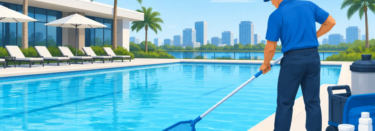 Commercial Pool Maintenance Orlando That Works