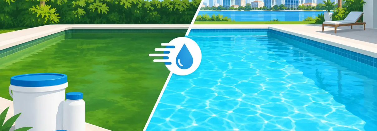 Green Pool Treatment Orlando That Works Fast