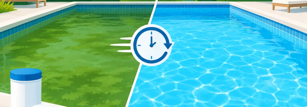 Pool Algae Treatment in 48 Hours That Works