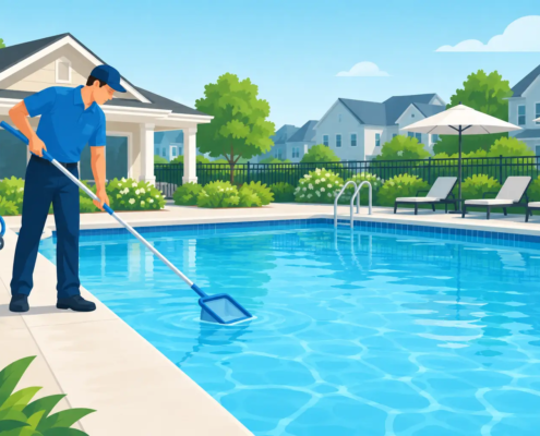 HOA Community Pool Cleaning Residents Trust