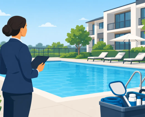 Pool Care for Property Managers That Stays Reliable